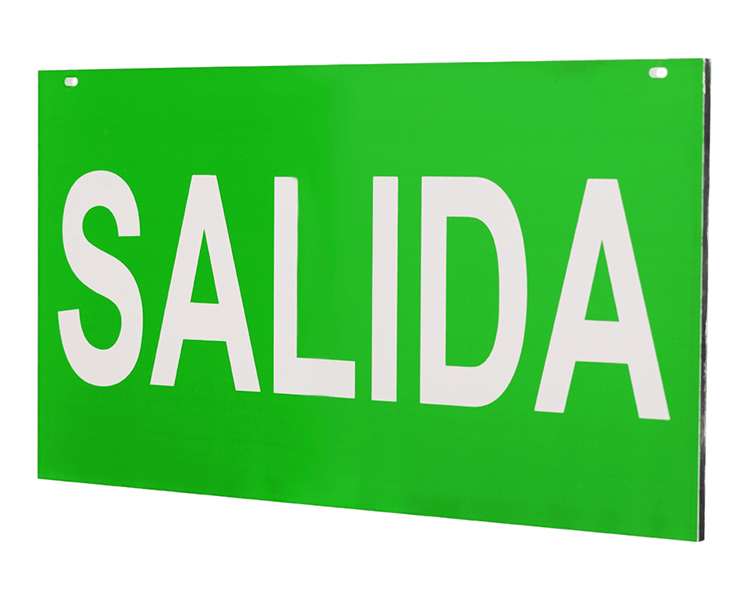 Salida znak akrylowy