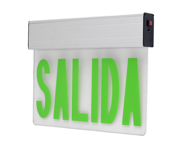 JEL1GW Pojedyncza twarz 6 cali 12 LED Emergency Exit Znak