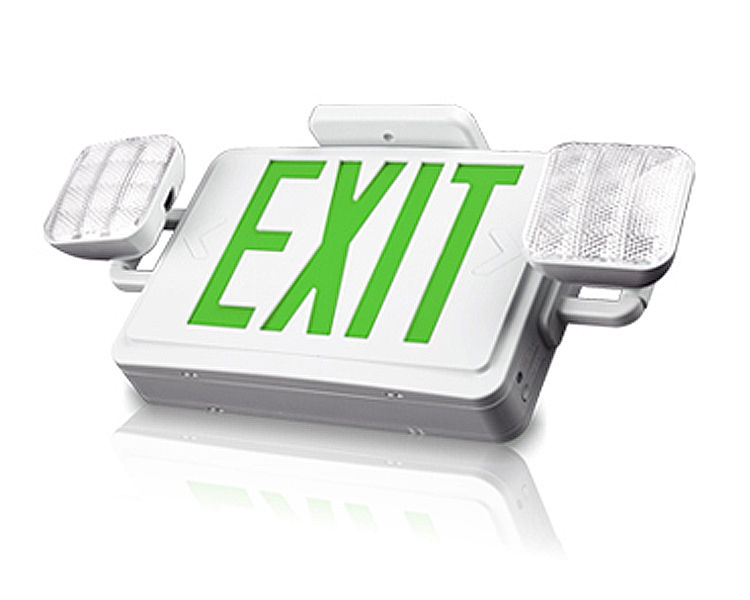 JLEC2BCW-BI-COLOR COLOR LED COMBO AWARTY EXIT Znak z głowami LED