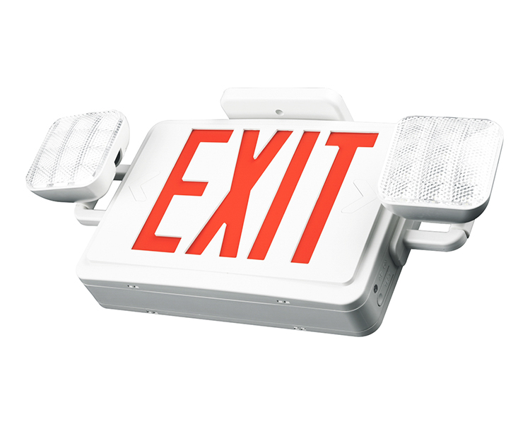 JleC2RW-Exit Light Combo z czerwonymi literami