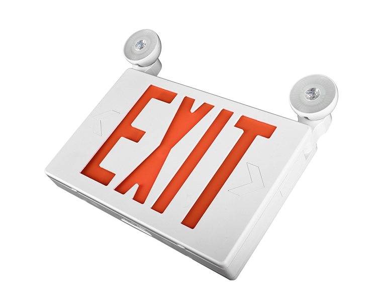 JLECB2RW-NEW SLIM RED LITTS AWARTY EXIT Znak z głowami LED