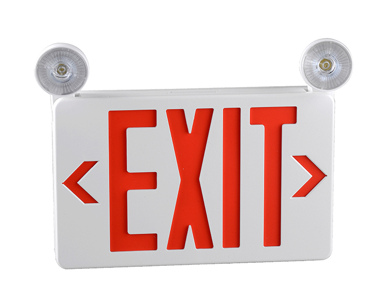 JLECB2RW-NEW SLIM RED LITTS AWARTY EXIT Znak z głowami LED