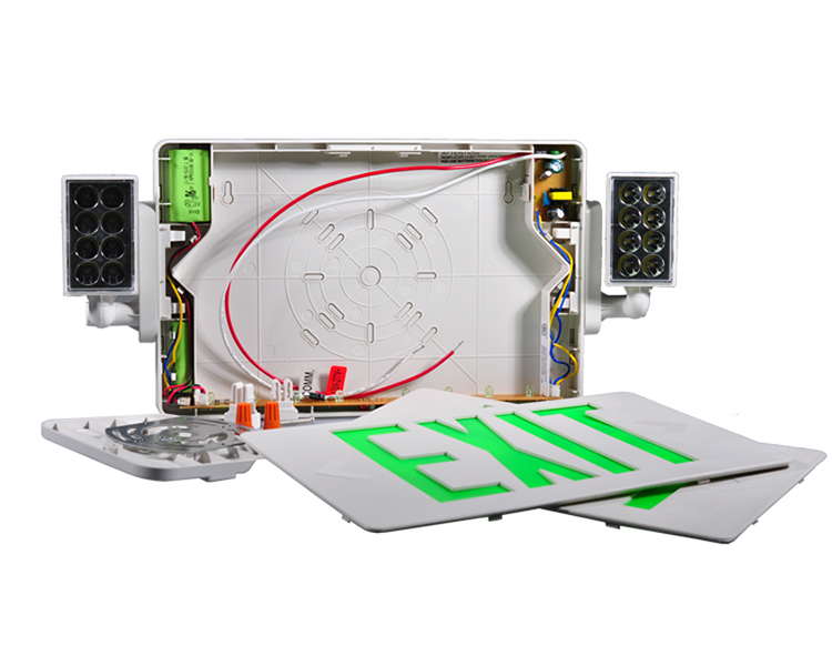JLECD2GW-zielone lampy wyjściowe w nagłych wypadkach z głowami LED