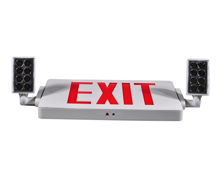 JleCD2RW-Emergency Fire Exit Lights z czerwonymi literami