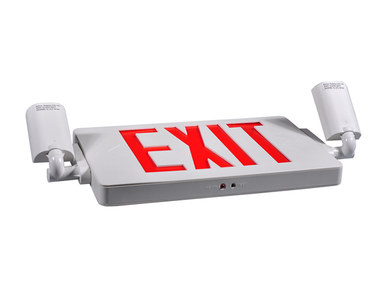 JleCD2RW-Emergency Fire Exit Lights z czerwonymi literami