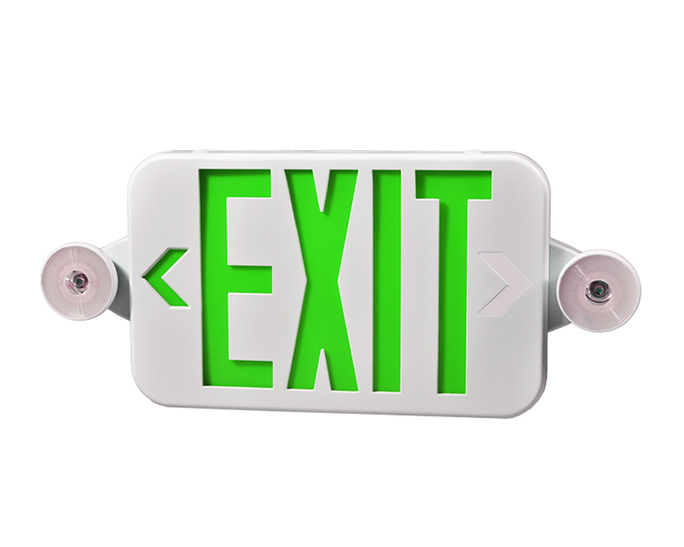Jlece2GW-New Compact Green Exit Znak