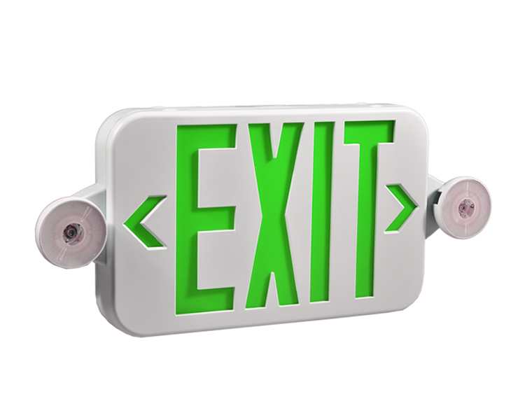 Jlece2GW-New Compact Green Exit Znak