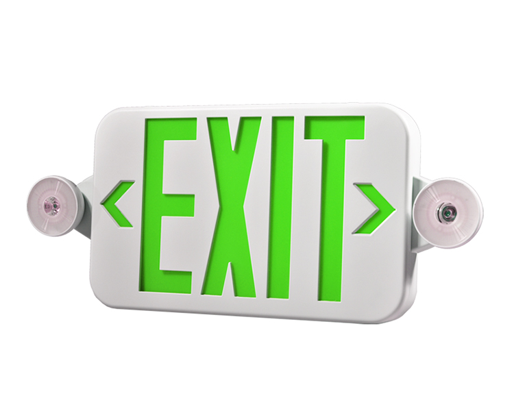 Jlece2GW-New Compact Green Exit Znak