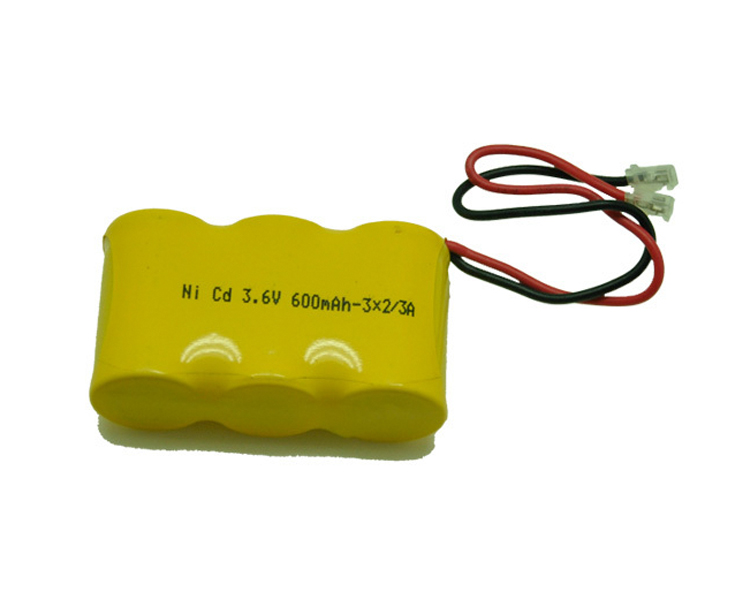 Bateria NI-CAD 3,6 V 600 mAh