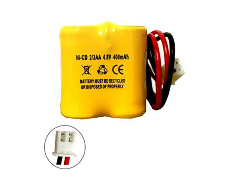 Ni-Cad Bateria 4,8 V 400 mAh